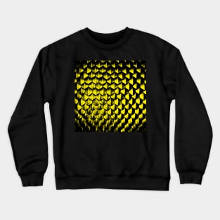 Amazingly Detailed Vector Graphic Yellow Dragon Scales Design Crewneck Sweatshirt